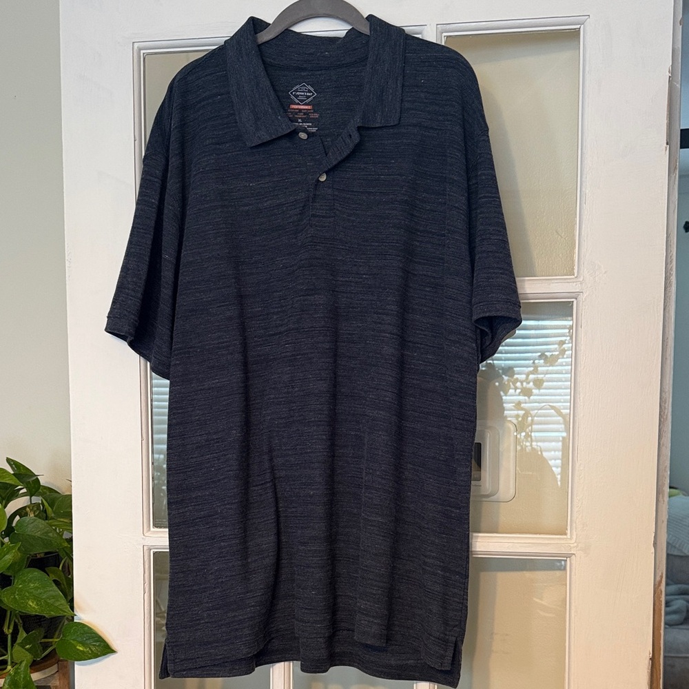 St. John's Bay Dark Gray Polo Shirt